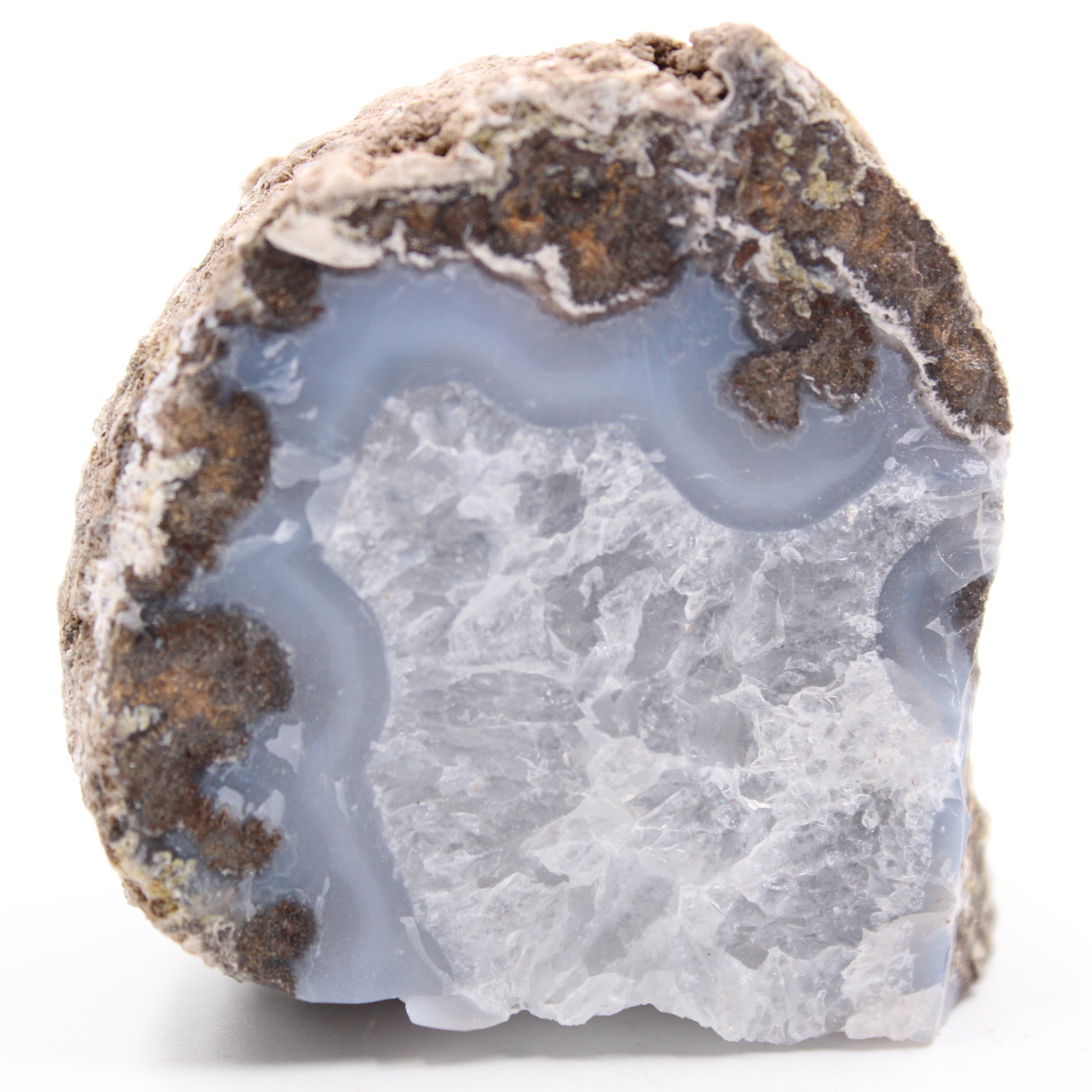 Morceau d'agate coconut du Mexique