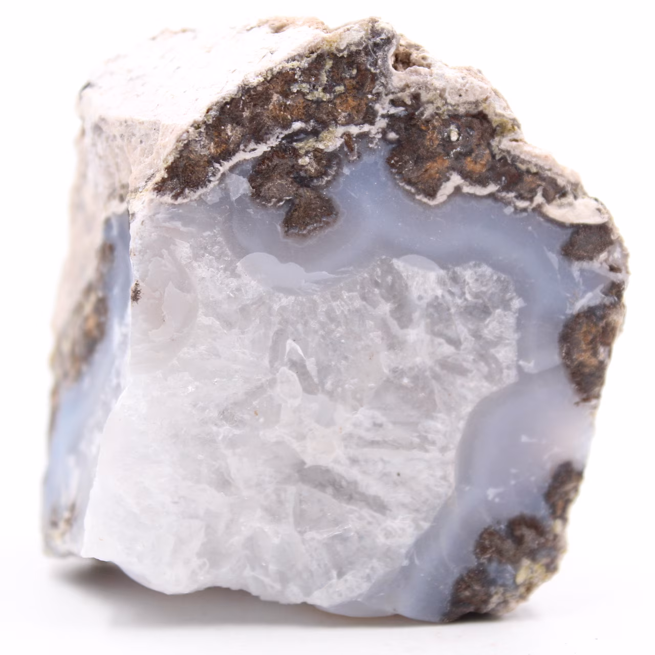 Morceau d'agate coconut du Mexique