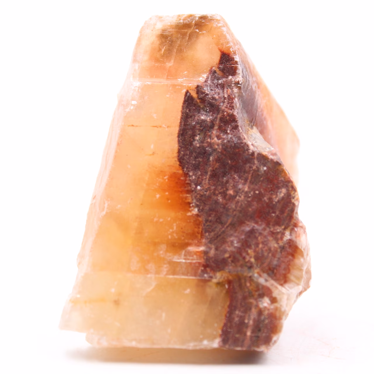 Calcite brune brut du Mexique