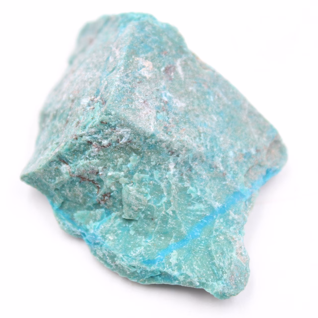 Chrysocolle brut du Pérou