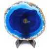 Agate tranche polie et percée du Brésil - 0