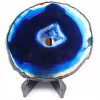 Agate tranche polie et percée du Brésil