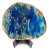 Agate tranche polie et percée du Brésil - 0