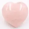 Coeur en quartz rose - 0