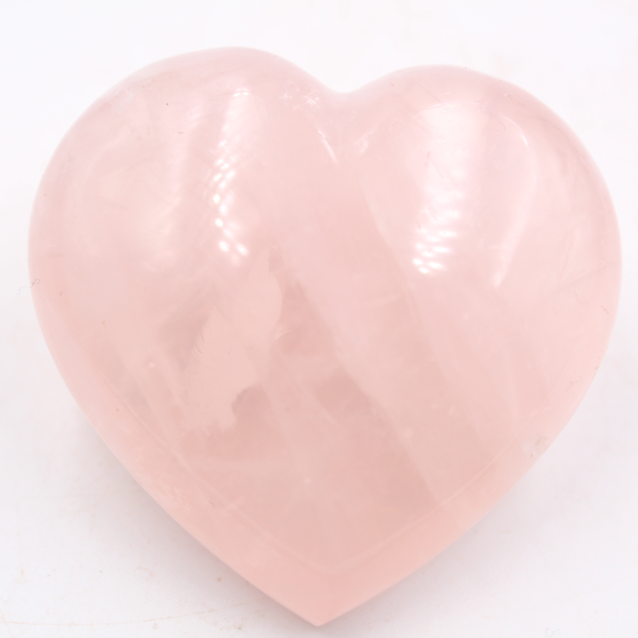 Coeur en quartz rose