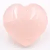 Coeur en quartz rose - 0