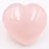 Coeur en quartz rose - 0