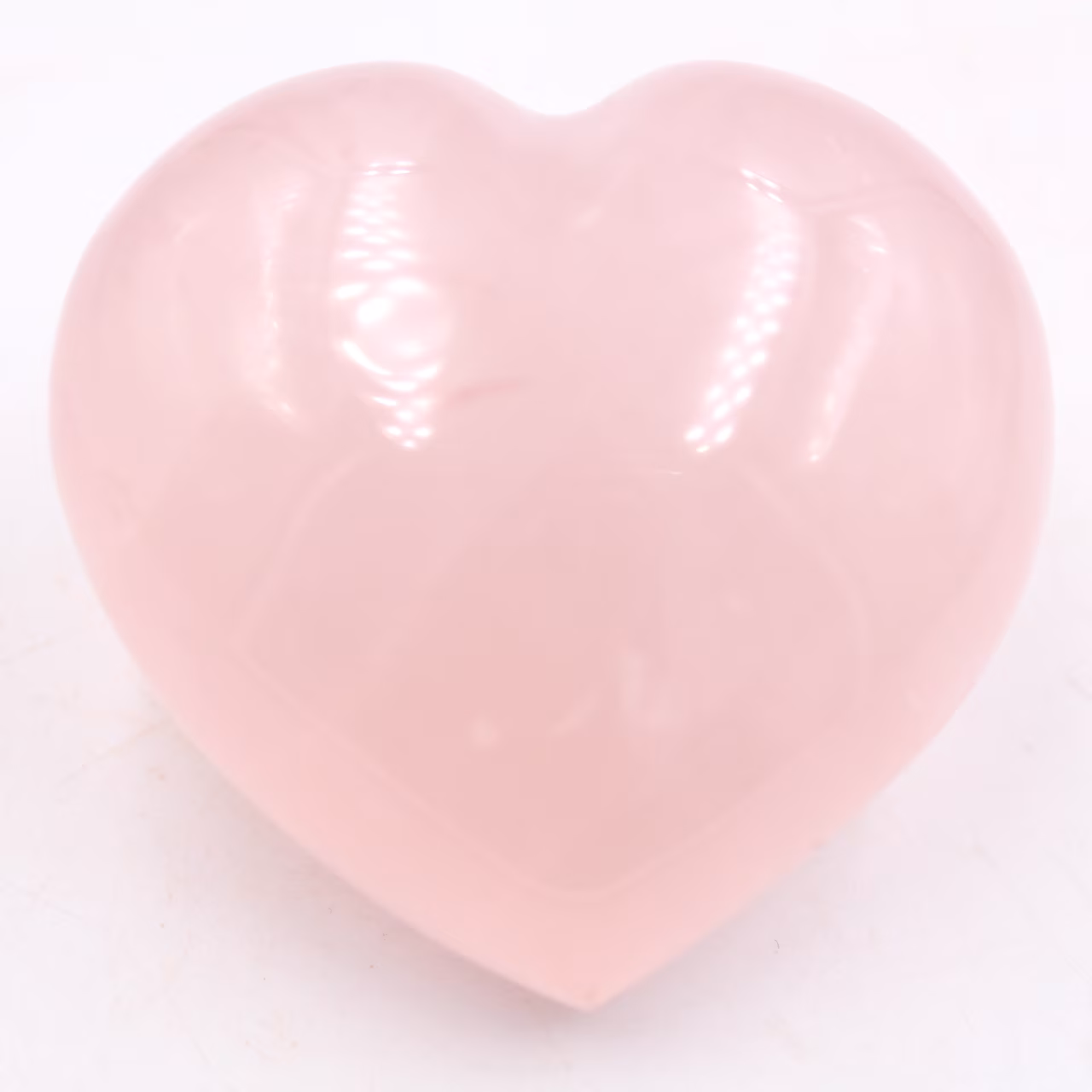 Coeur en quartz rose