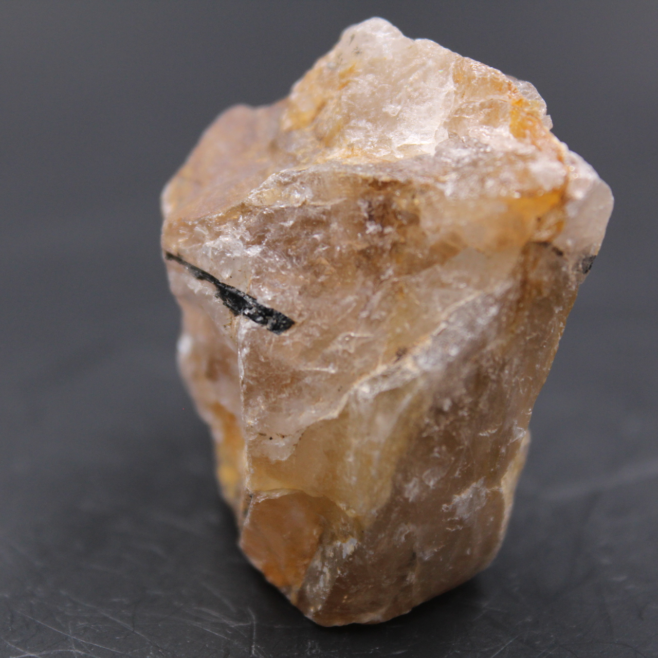 Quartz à tourmaline