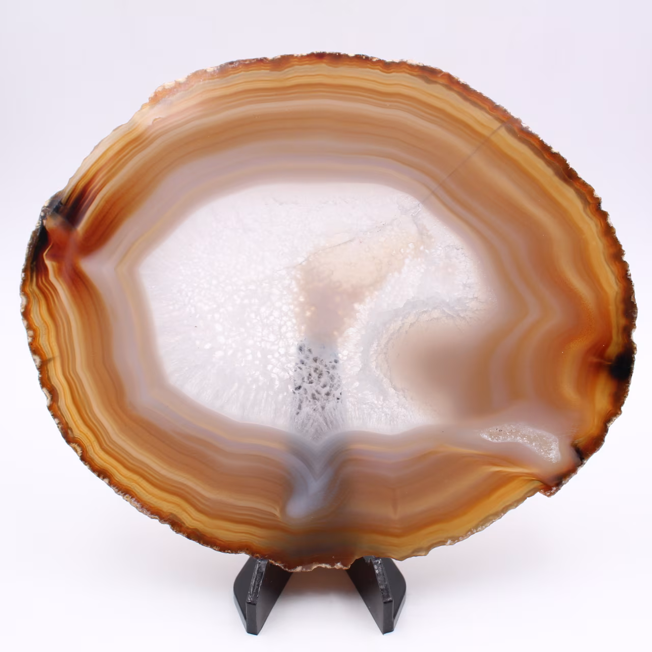 Tranche d’agate naturelle