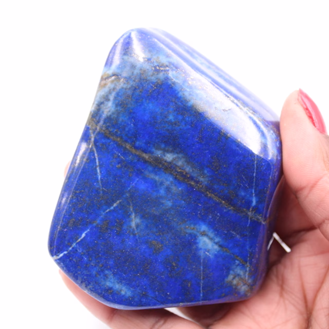 Bloc de pierre de Lapis-lazuli forme libre