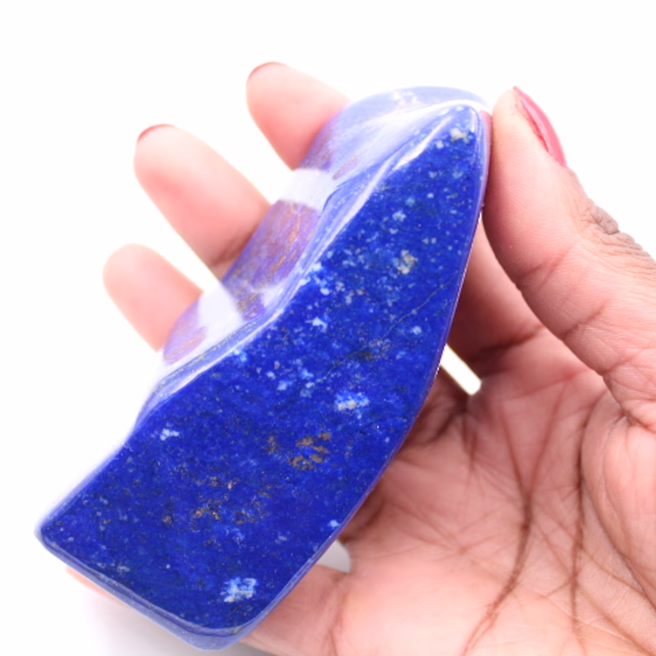 Bloc de pierre de Lapis-lazuli forme libre