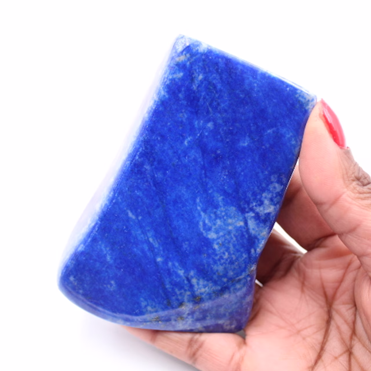 Bloc de pierre de Lapis-lazuli forme libre