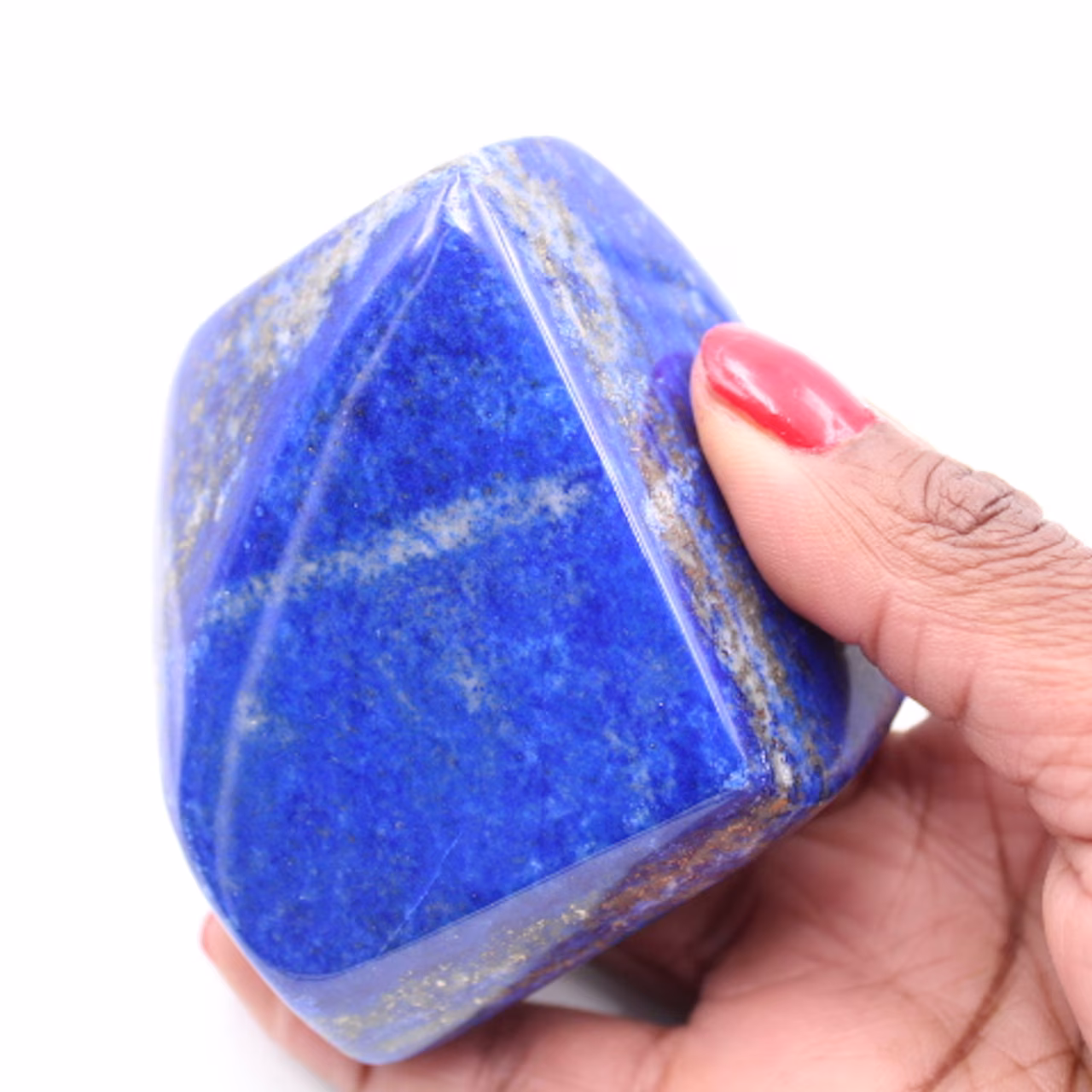 Bloc de pierre de Lapis-lazuli forme libre
