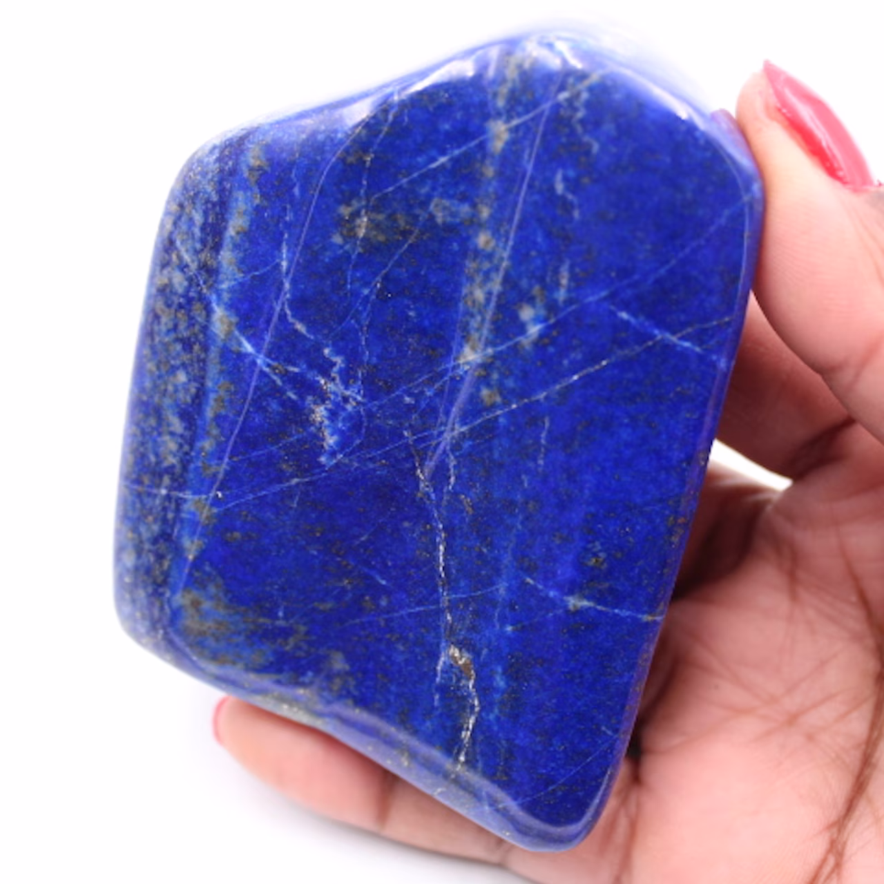 Bloc de pierre de Lapis-lazuli forme libre