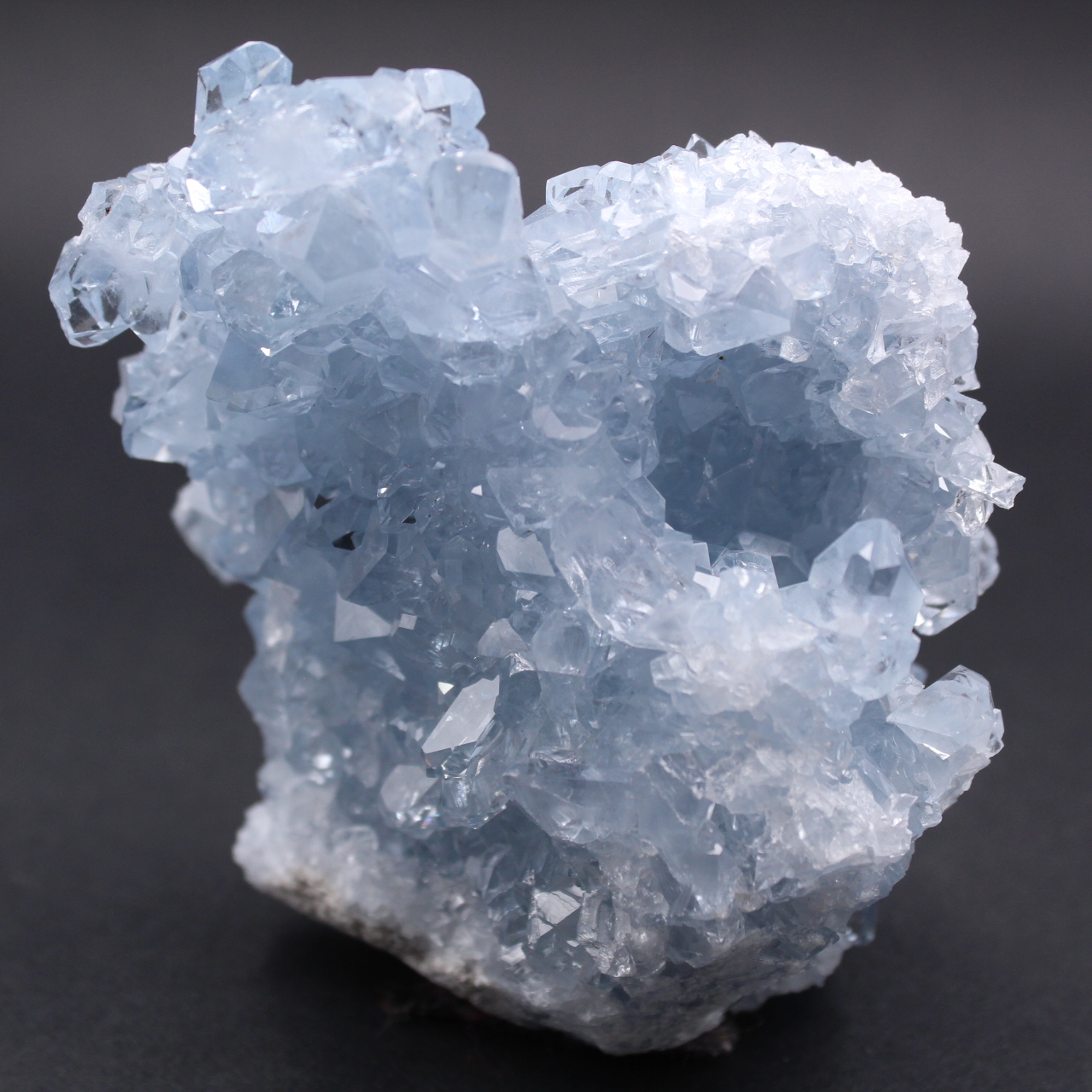 Cristaux de célestite bleue