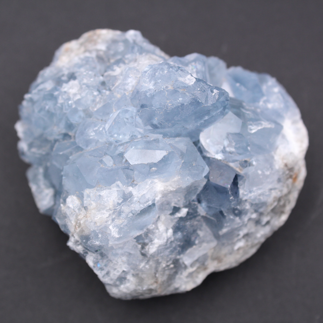Cristaux de célestite bleue
