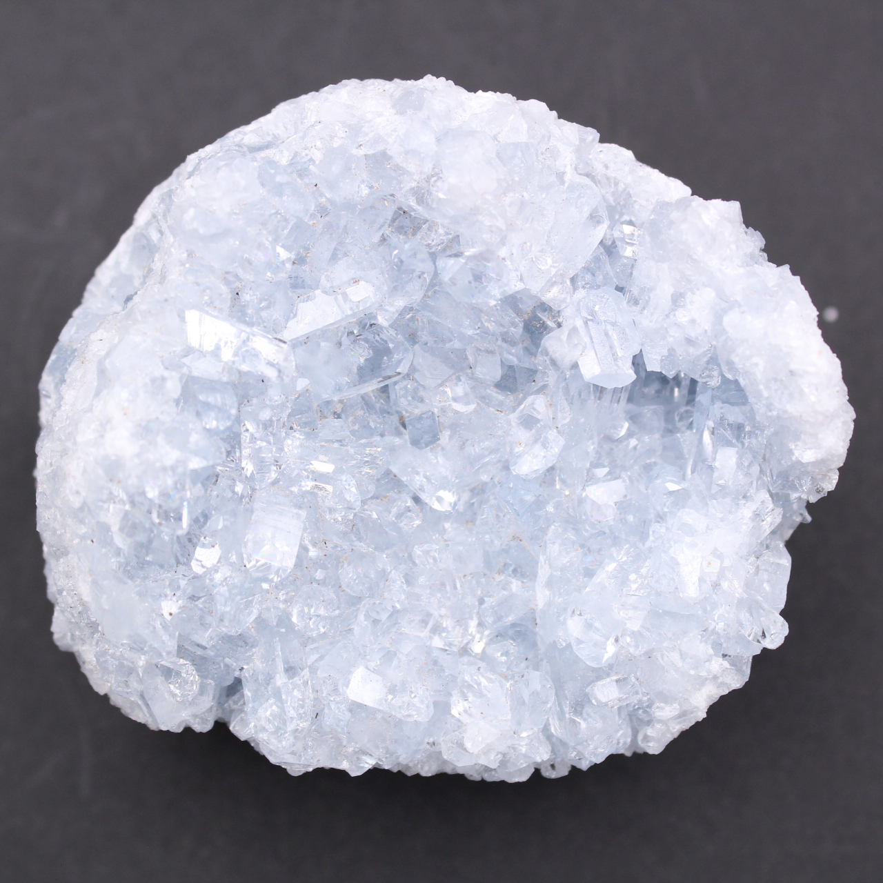 Cristaux de célestite bleue