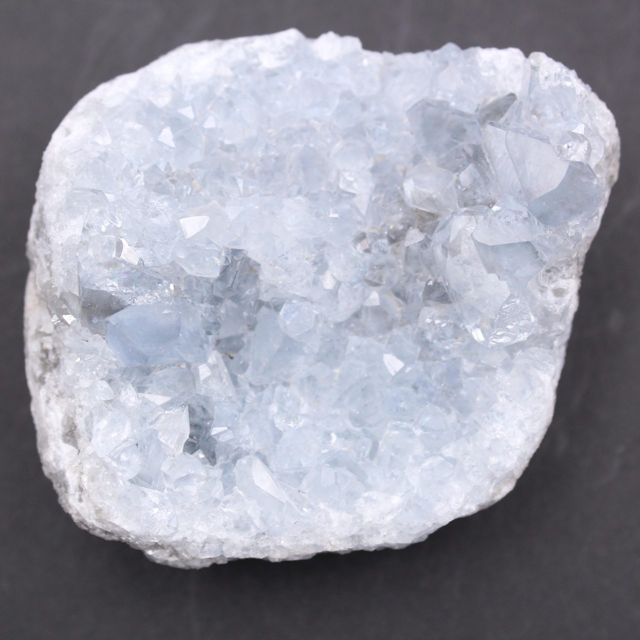 Cristaux de célestite bleue