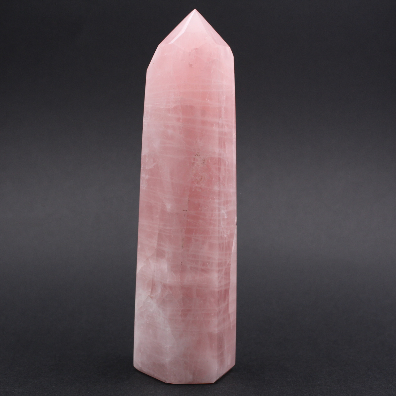 Prisme en quartz rose