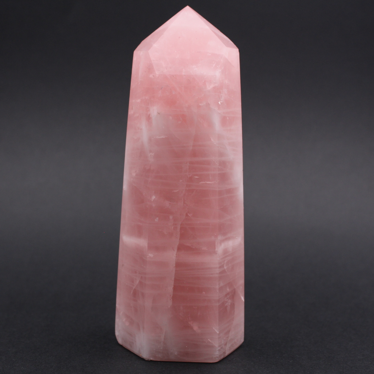 Prisme en quartz rose