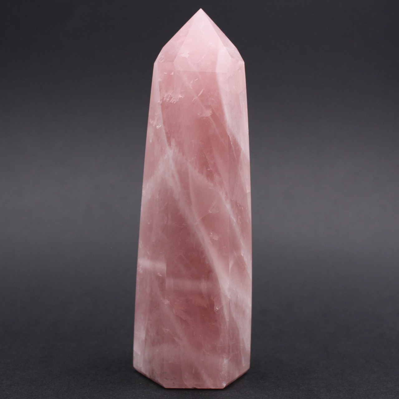 Prisme en quartz rose