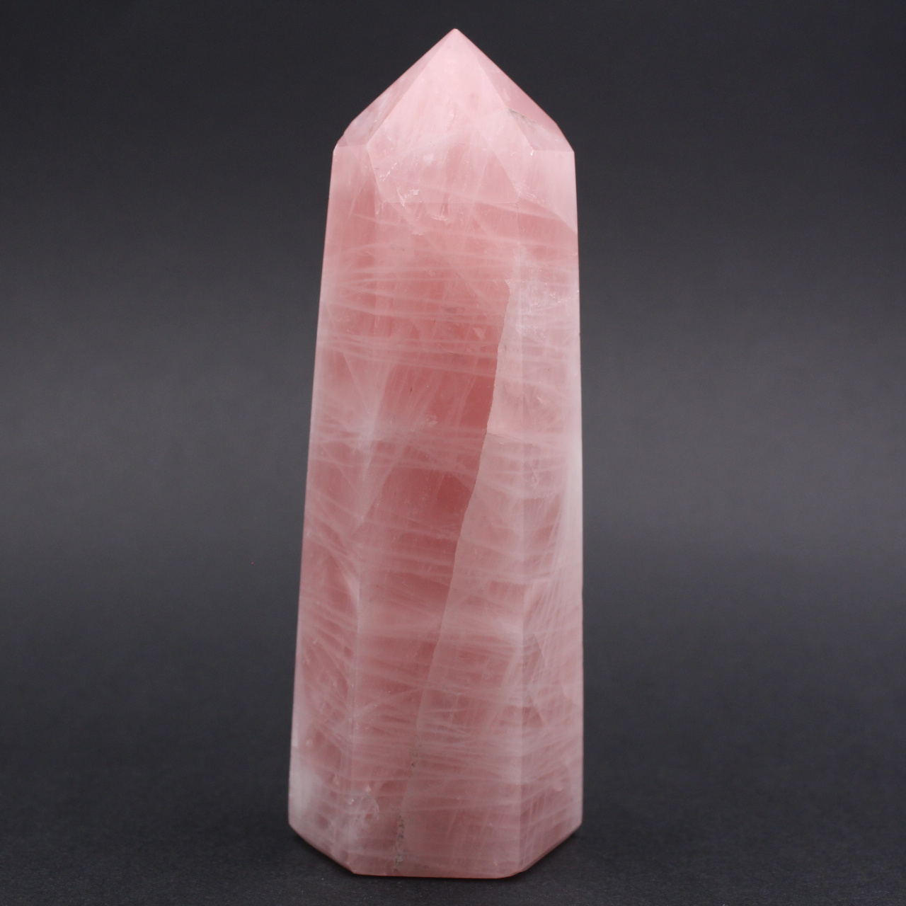 Prisme en quartz rose