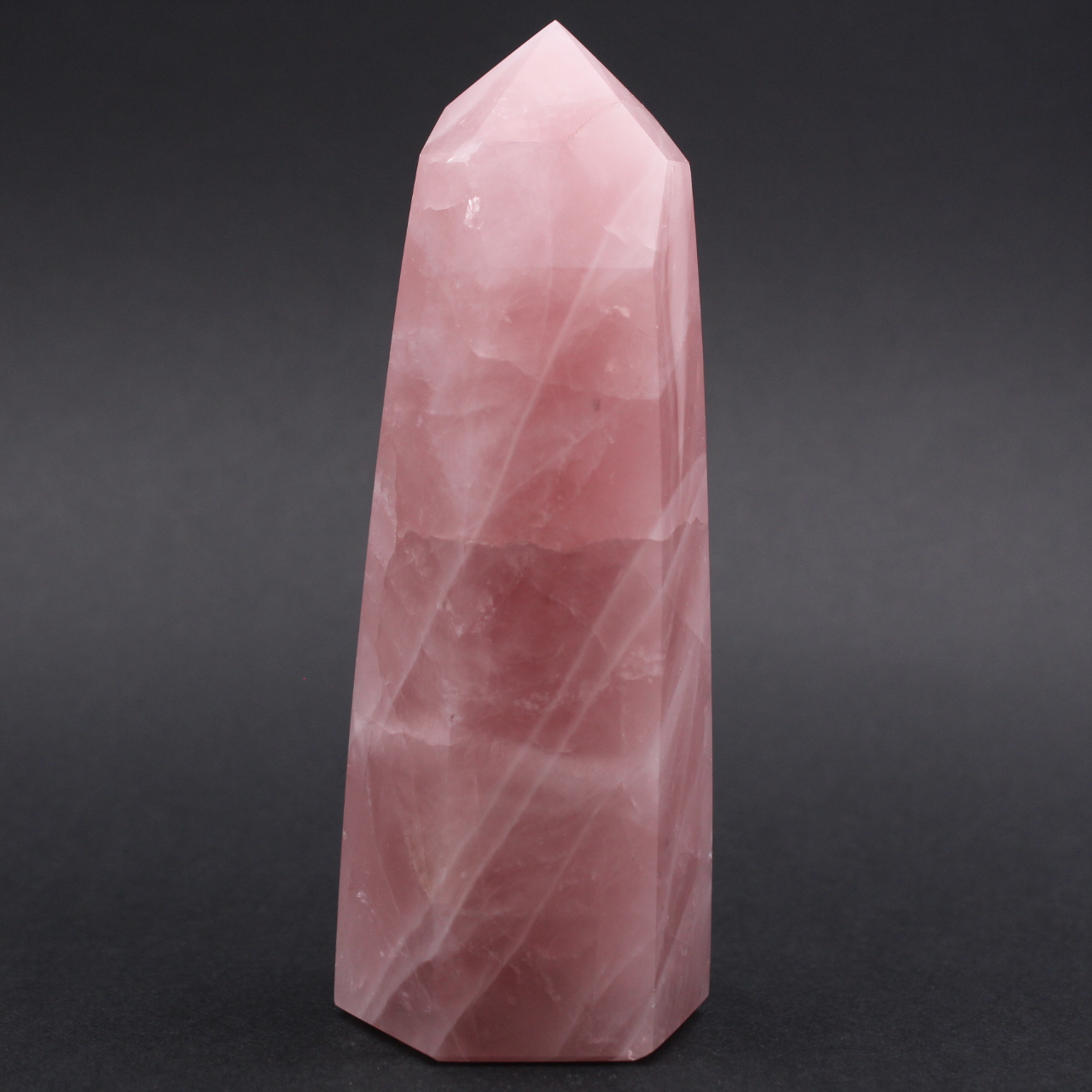 Prisme en quartz rose