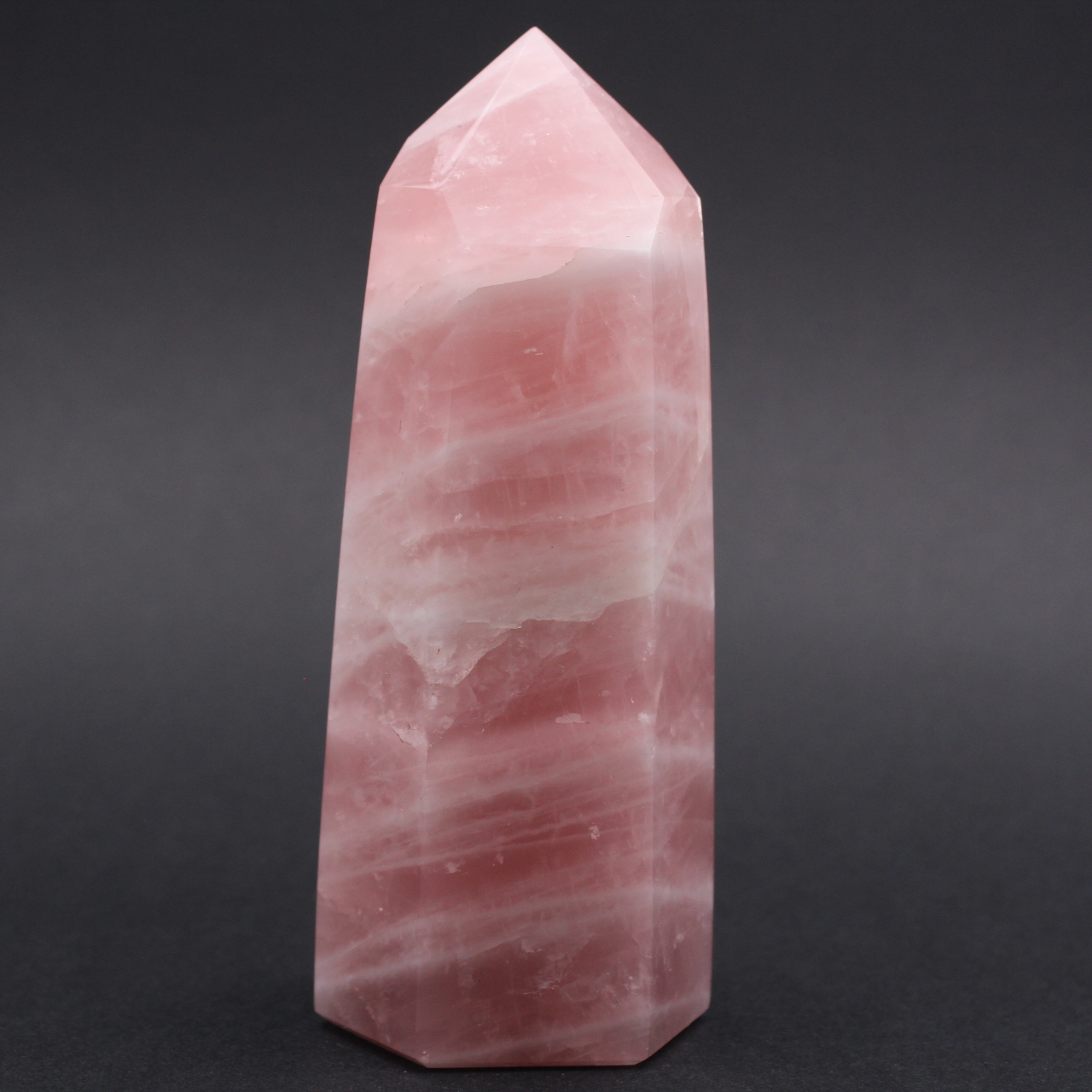 Prisme en quartz rose