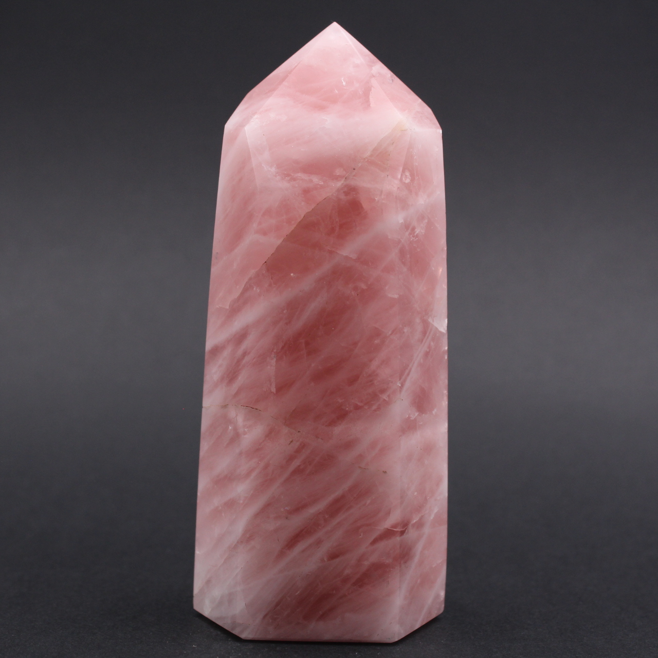 Prisme en quartz rose