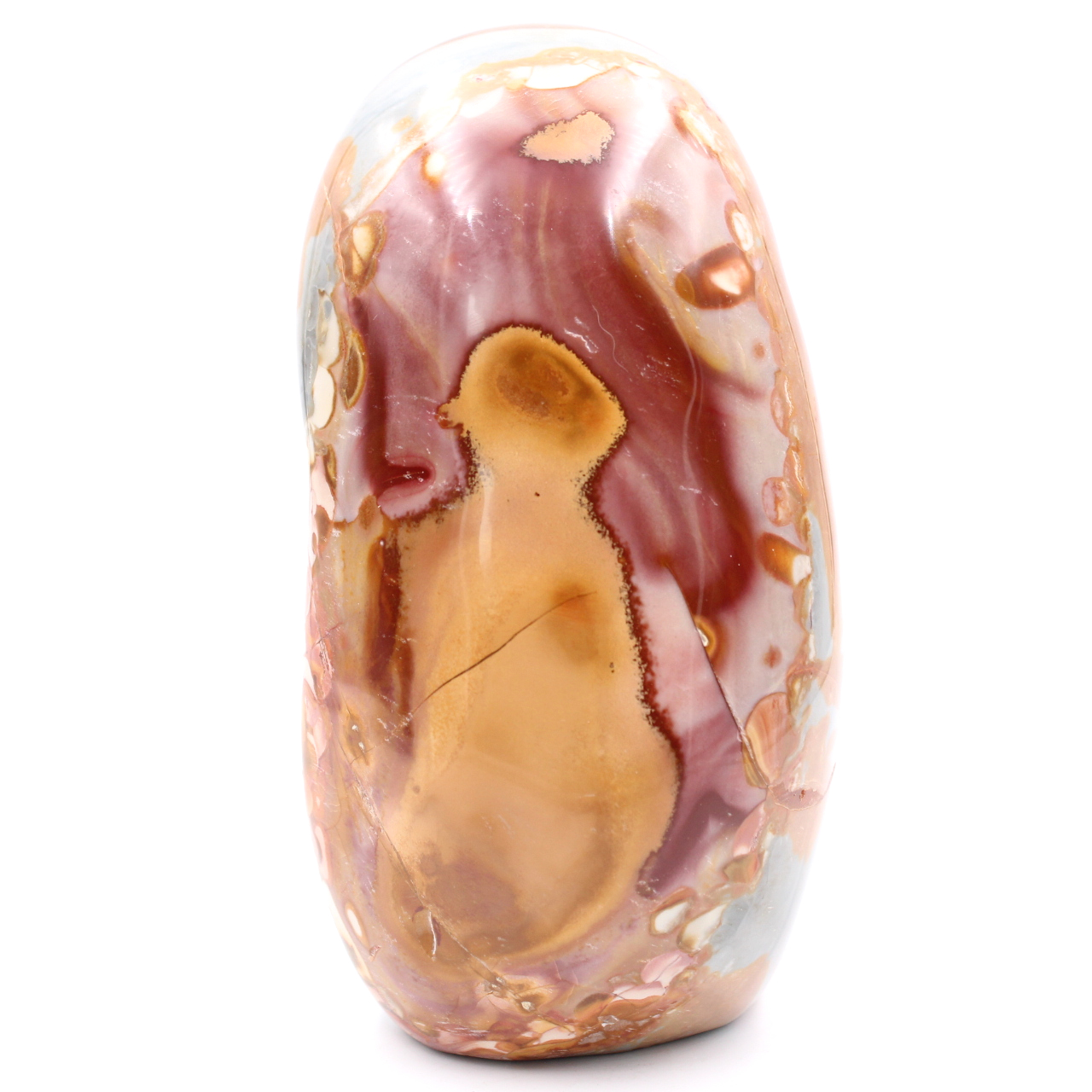 Jaspe imprimée multicolore, pierre décorative