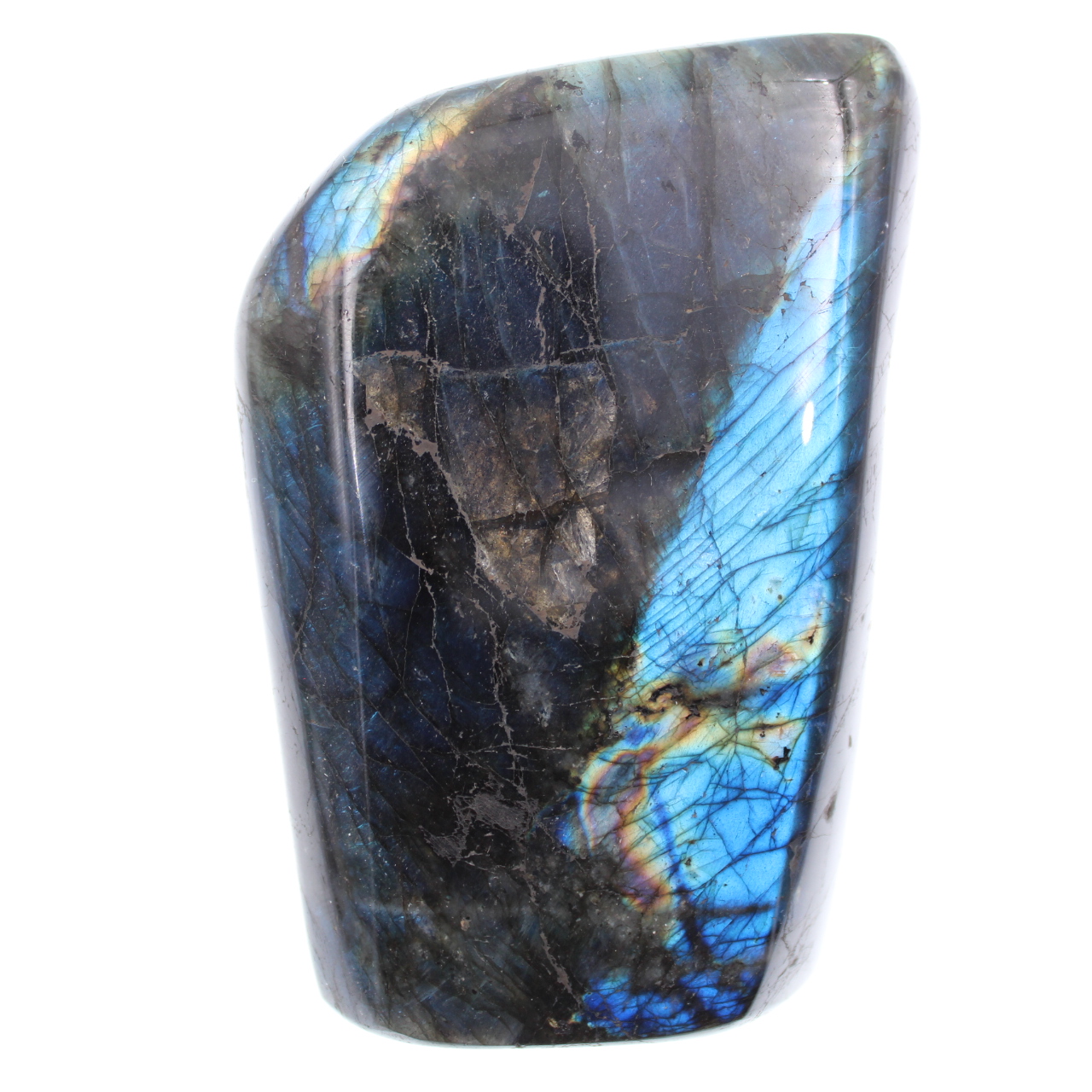 Labradorite bleue, pierre de décoration