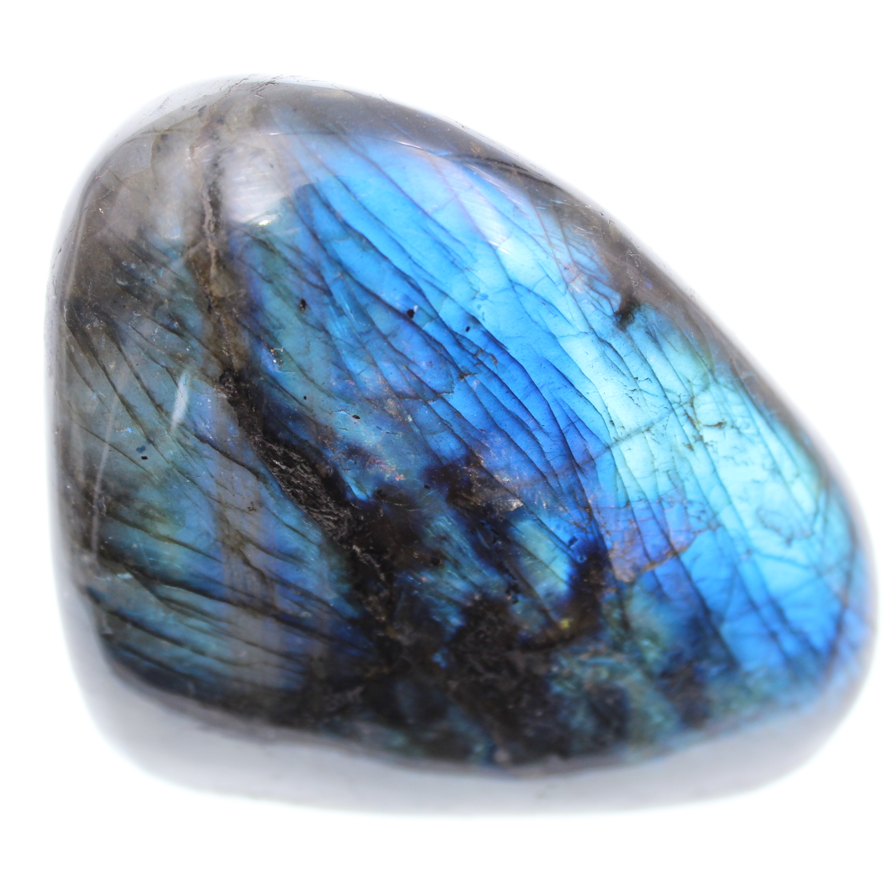 Labradorite poli bleue pour ornement