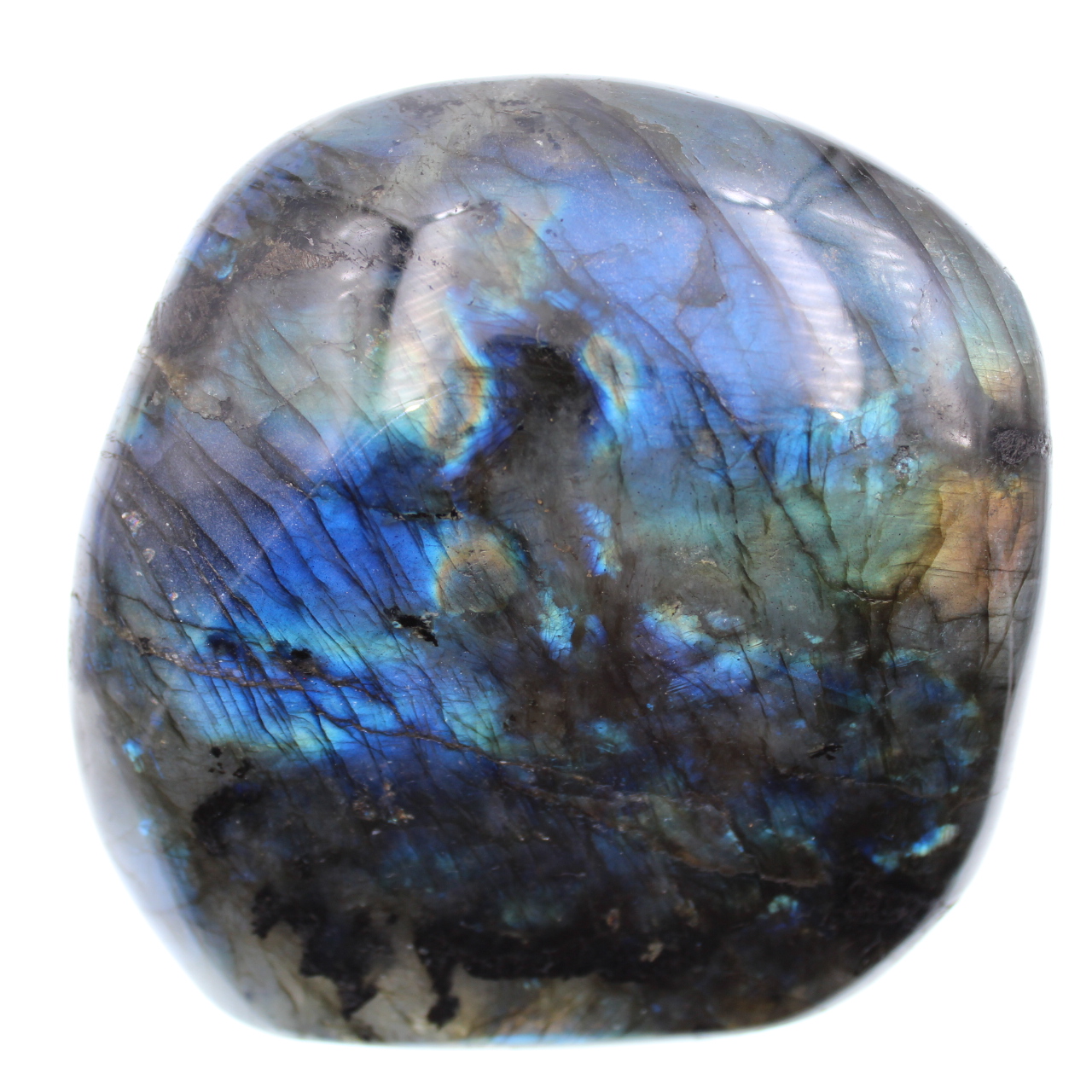 Pierre en labradorite forme libre pour décoration