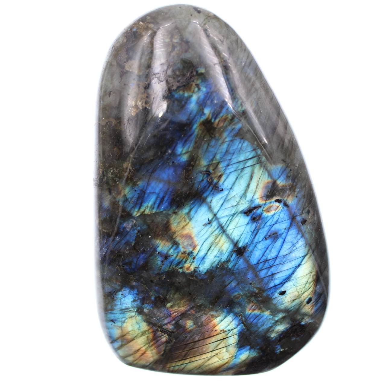 Bloc multicolore en labradorite