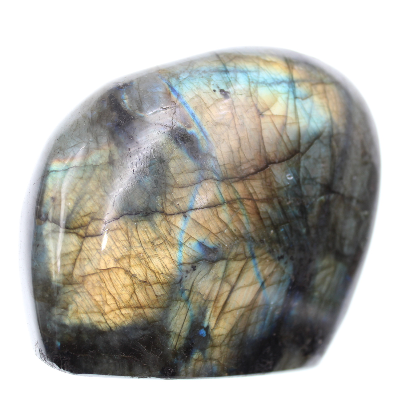 Labradorite orange et jaune pour décoration