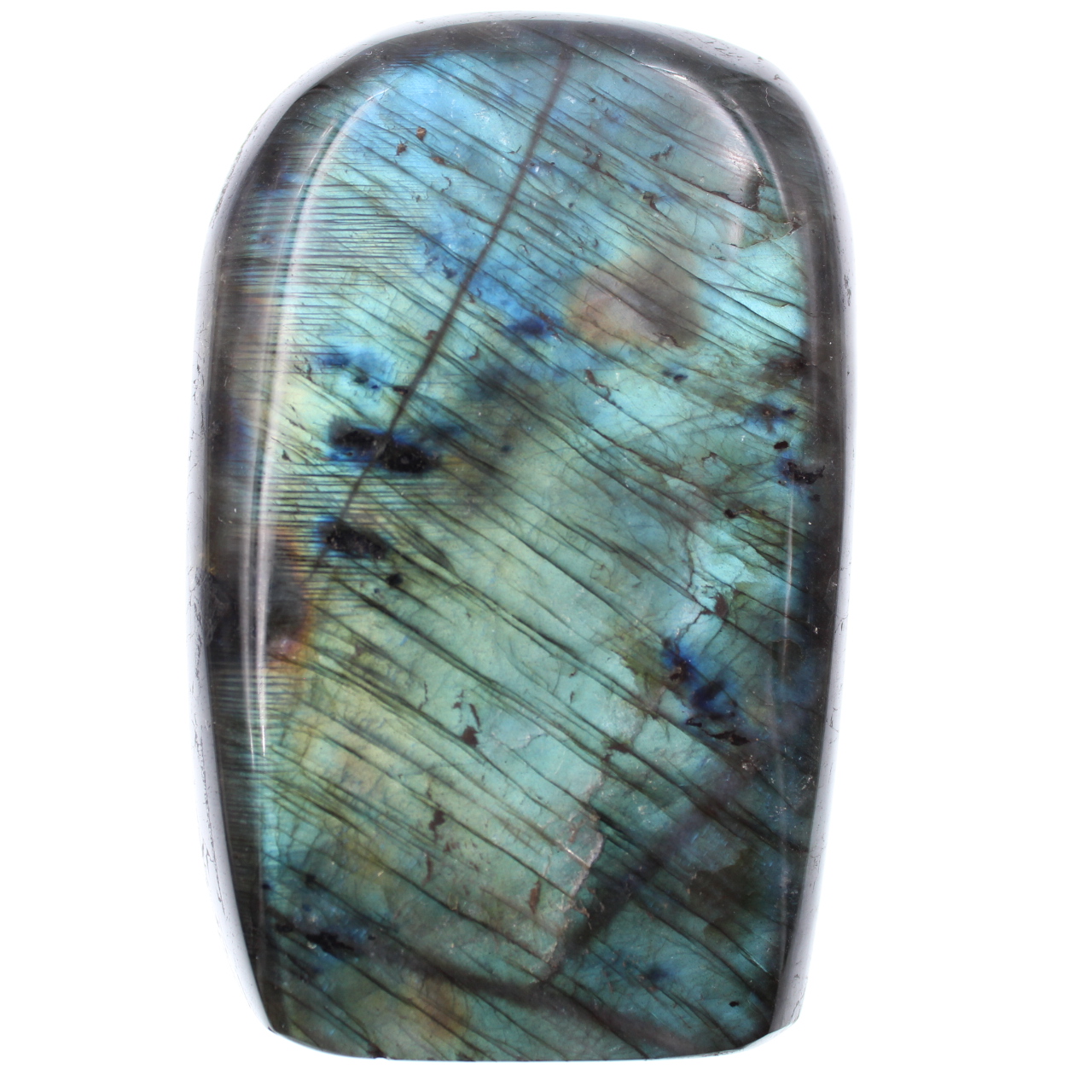 Pierre en labradorite bleue pour ornement et décoration