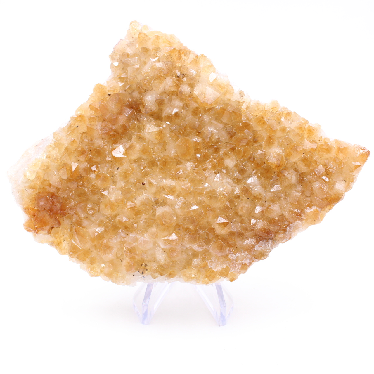 Plaque de cristaux de citrine