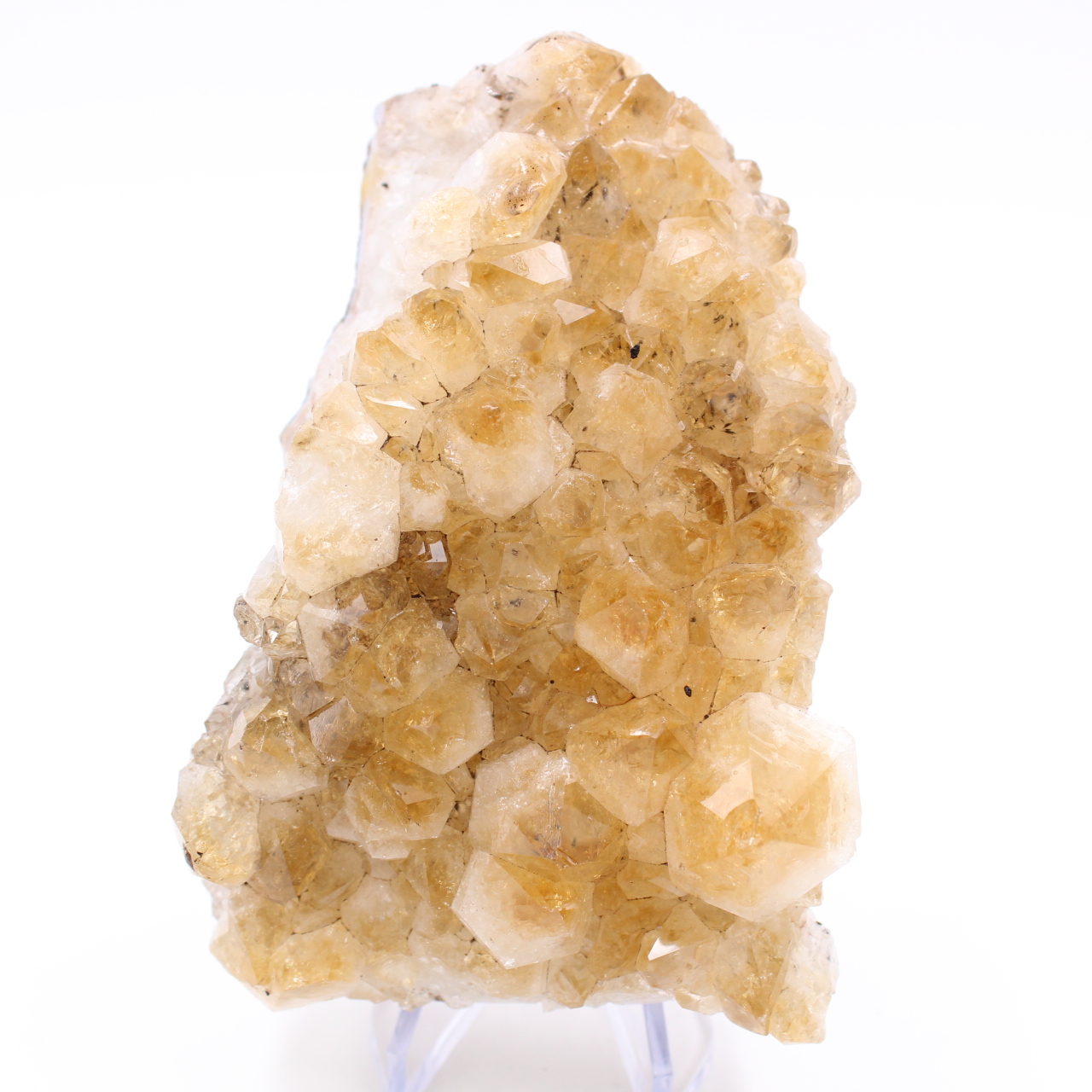 Gros cristaux de citrine avec inclusion