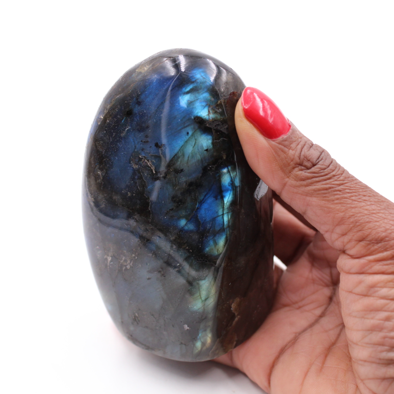 Pierre polie de labradorite