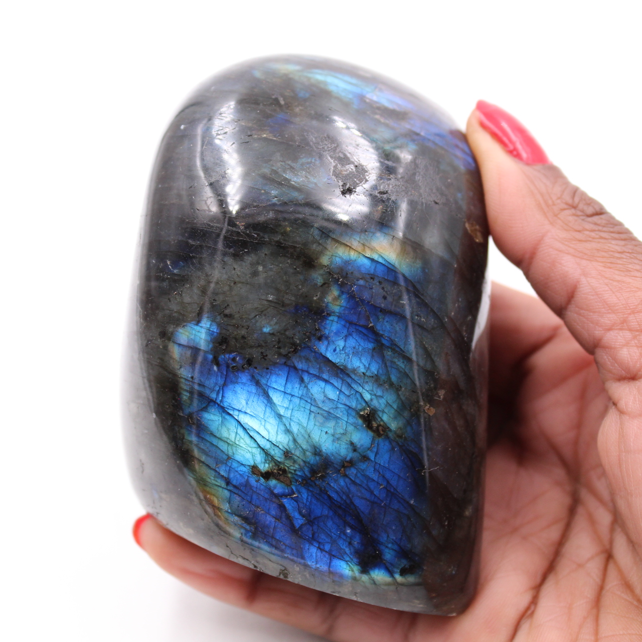 Pierre polie de labradorite