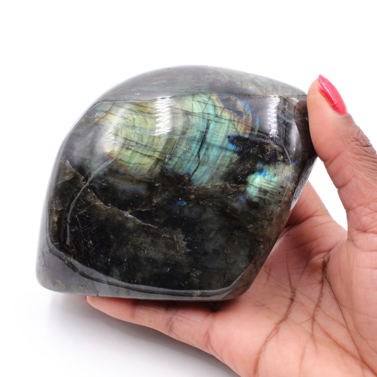 Labradorite pierre polie
