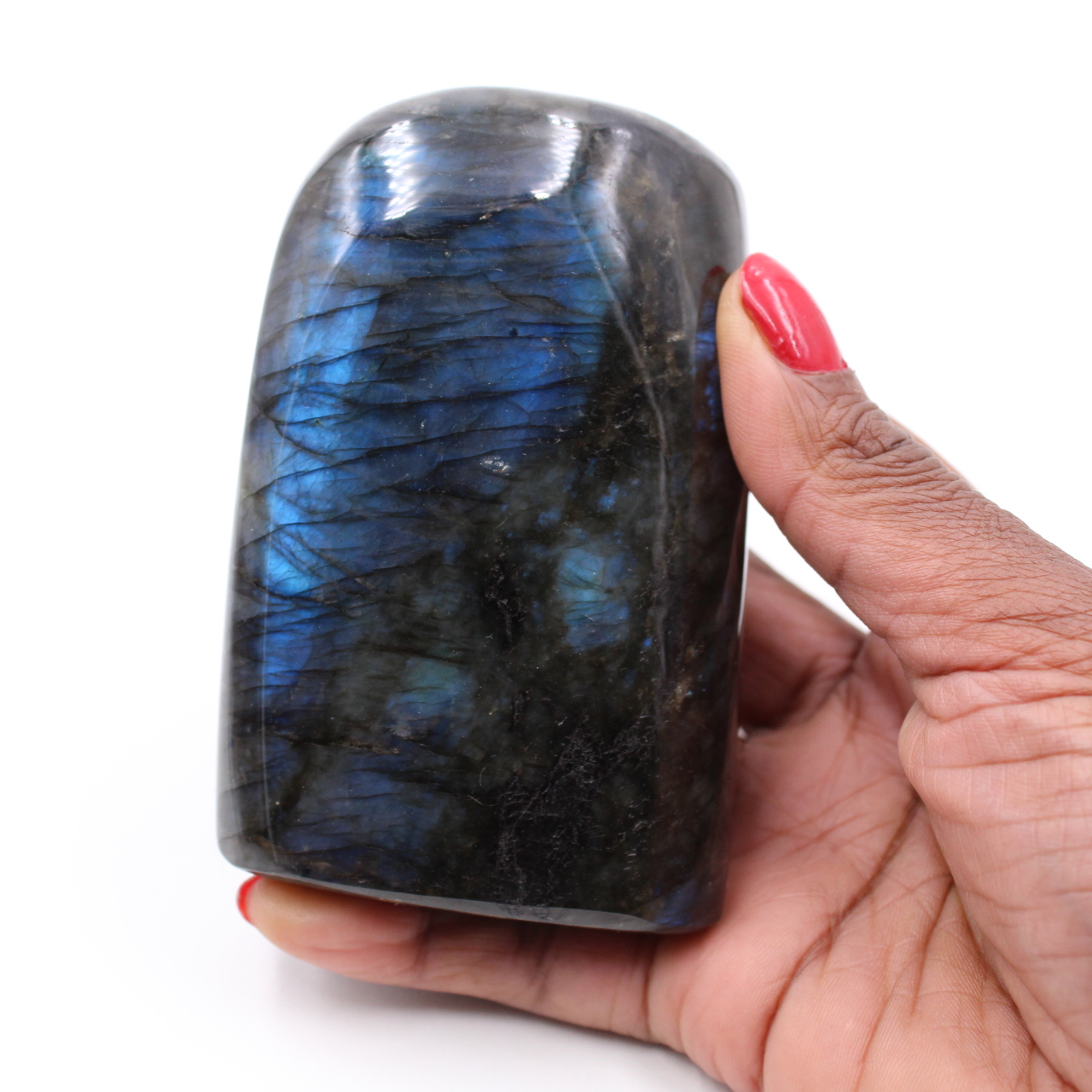 Pierre polie de labradorite