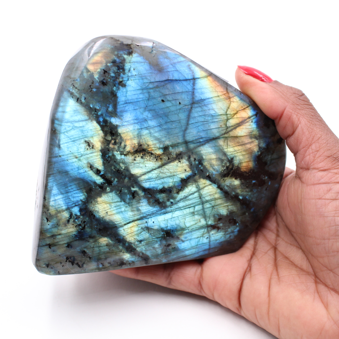 Labradorite polie pour décoration