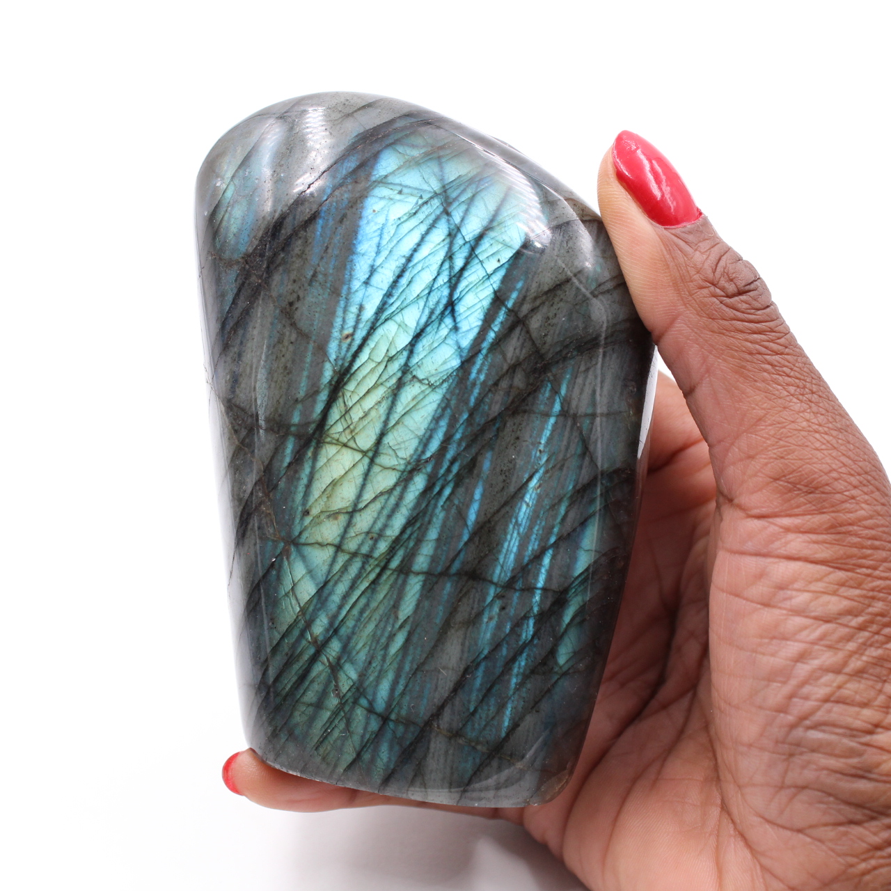 Bloc de pierre de labradorite