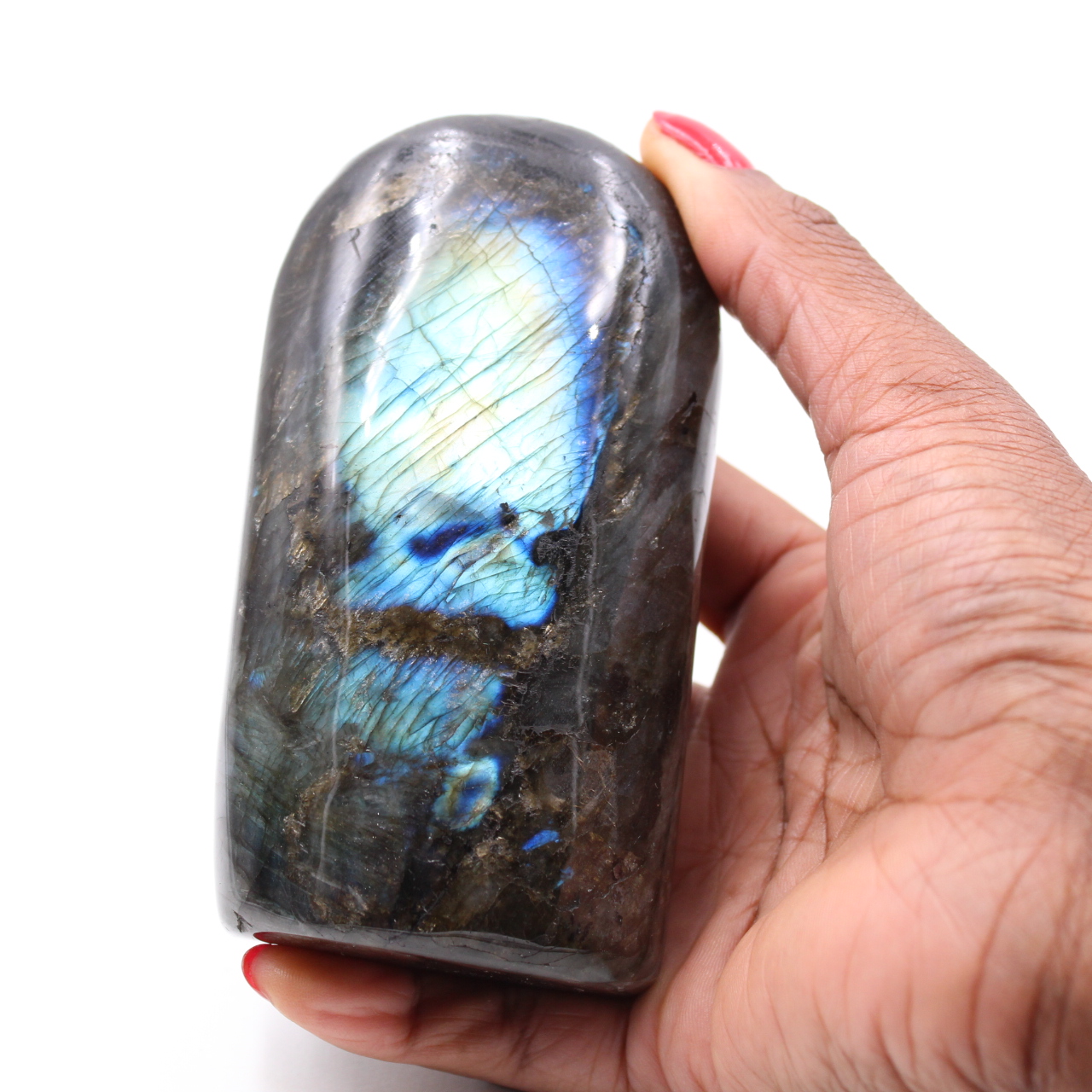 Bloc de pierre de labradorite