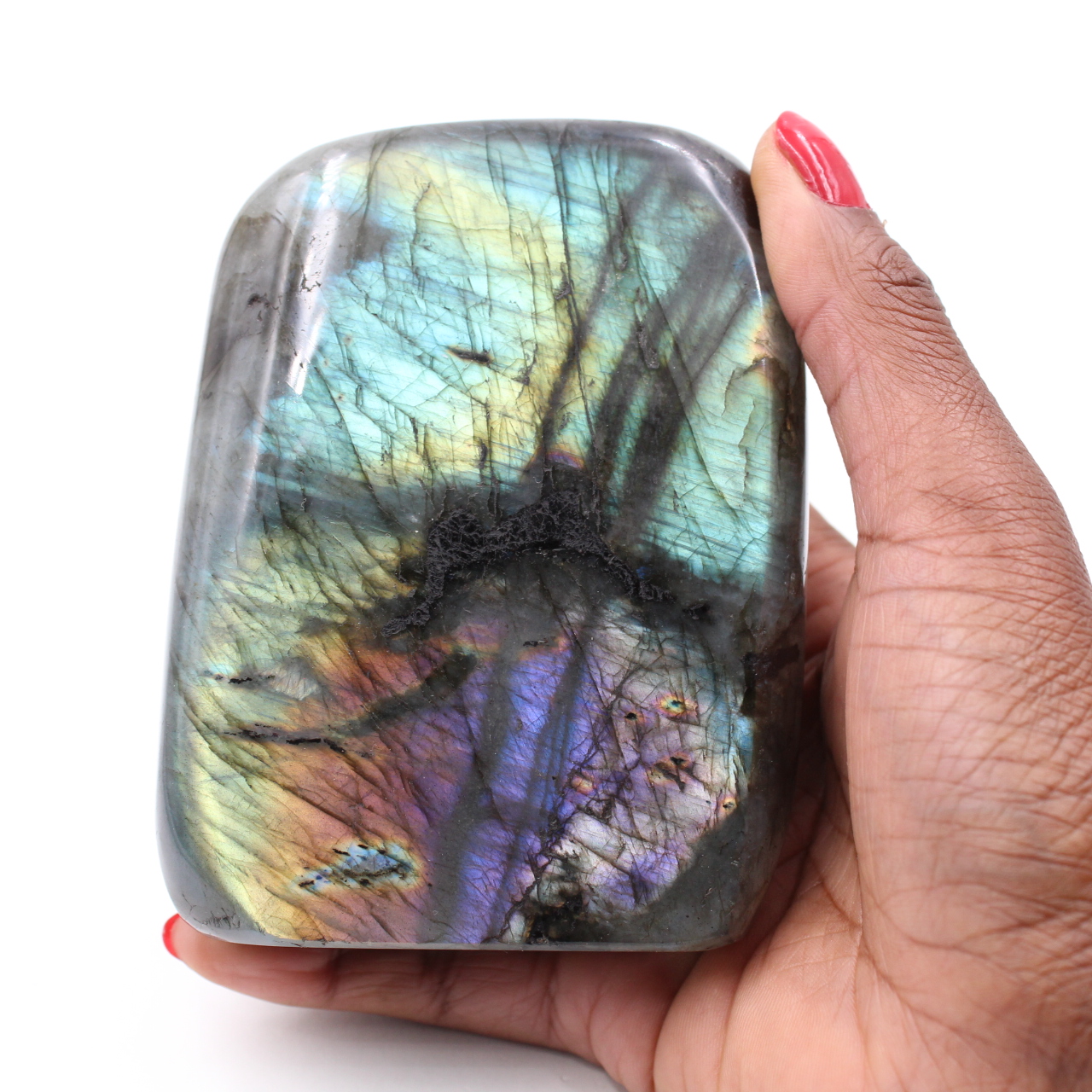 Labradorite polie pour décoration