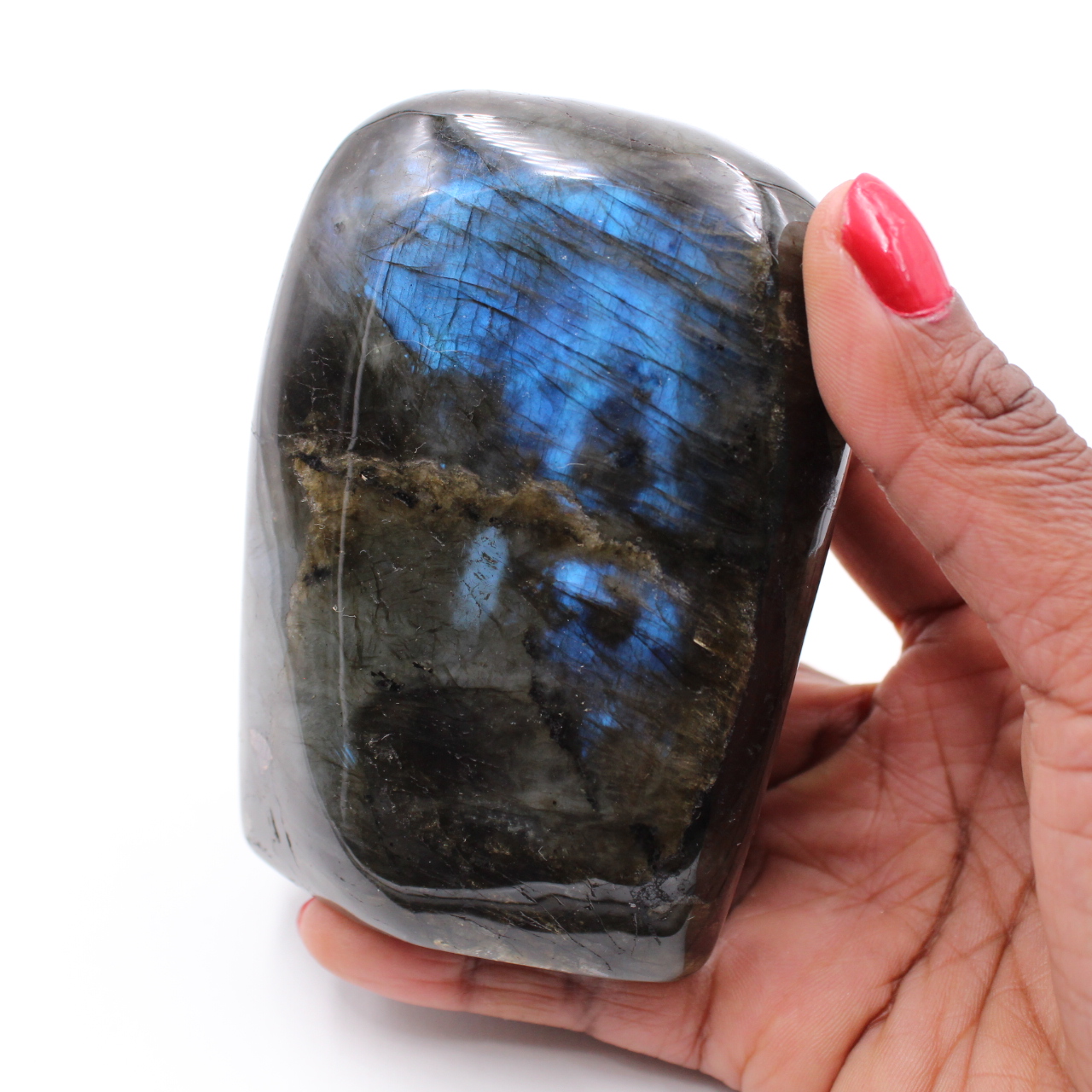 Bloc de pierre de labradorite