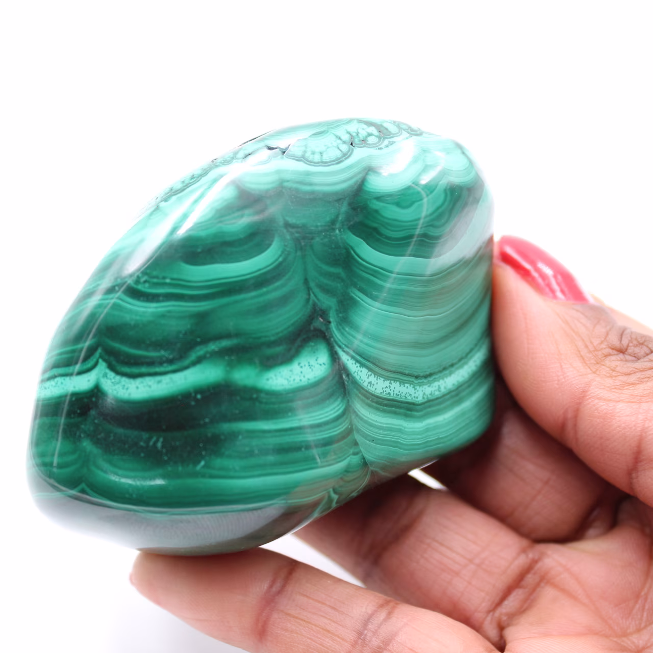 Forme libre en malachite