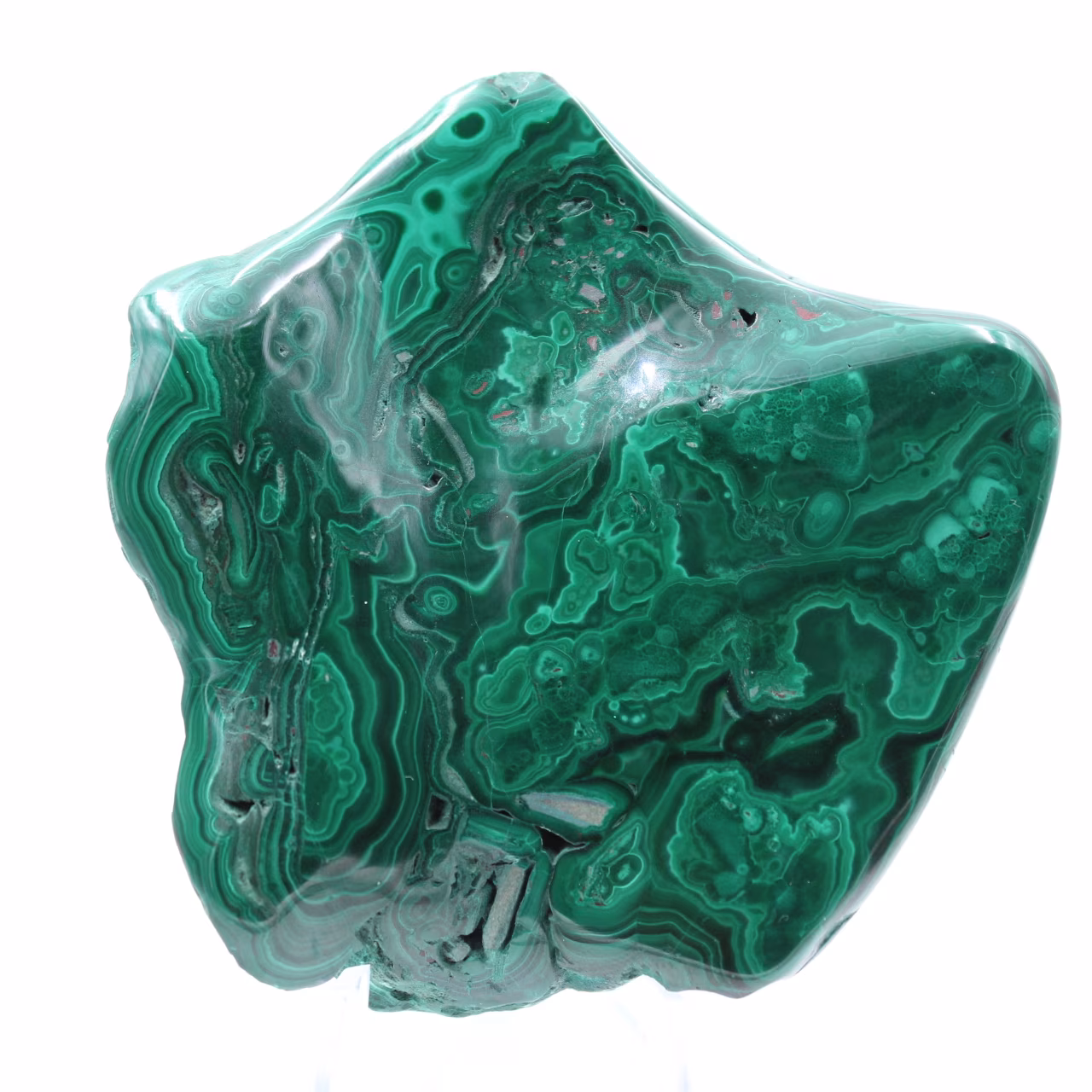 Malachite semi-polie